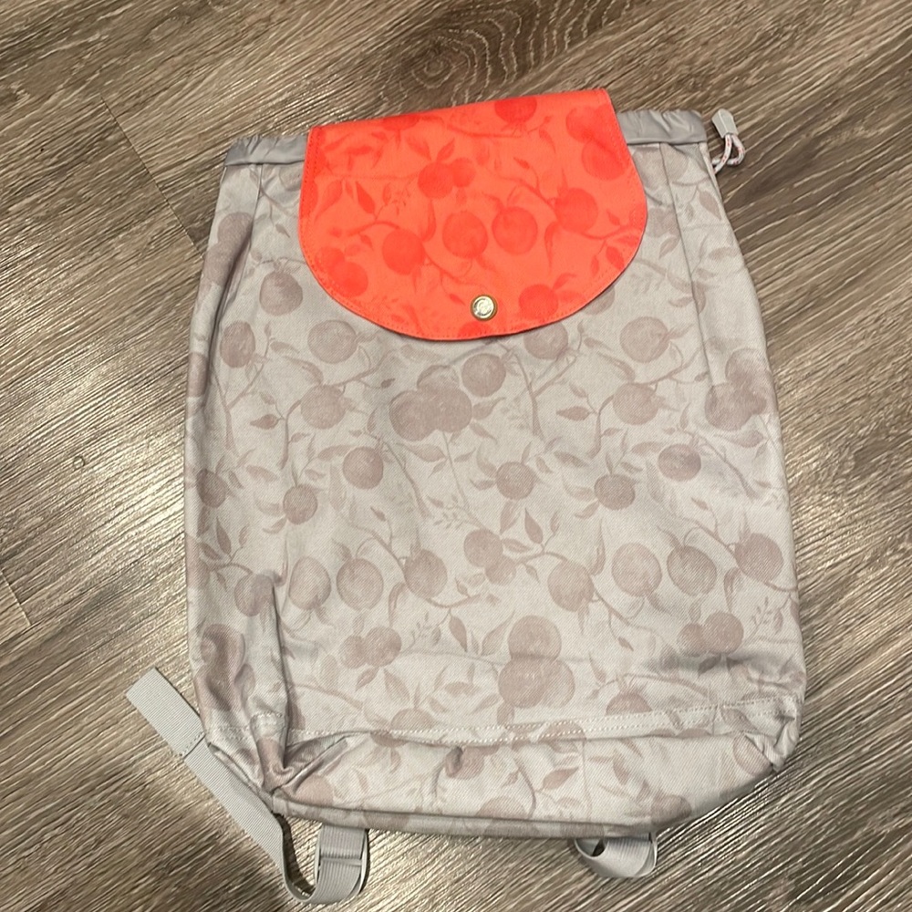 Herschel Supply Company Drawstring Backpack Purple and Coral Color